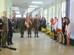 Uroczystość nadania imienia Żołnierzy Niezłomnych szkole w Łukcie / 7.11.2014