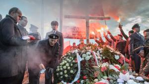 Uroczystości pogrzebowe Antoniego Dołęgi ps. "Znicz", Trzebieszów / 20 listopada 2017